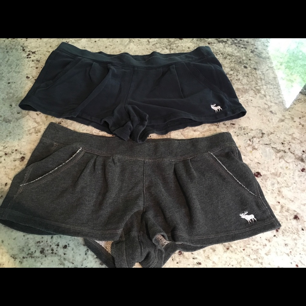 2 pair of medium A&F comfy shorts